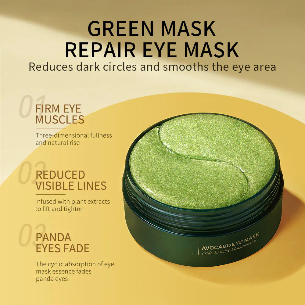 Avocado & Gold Under Eye Patches